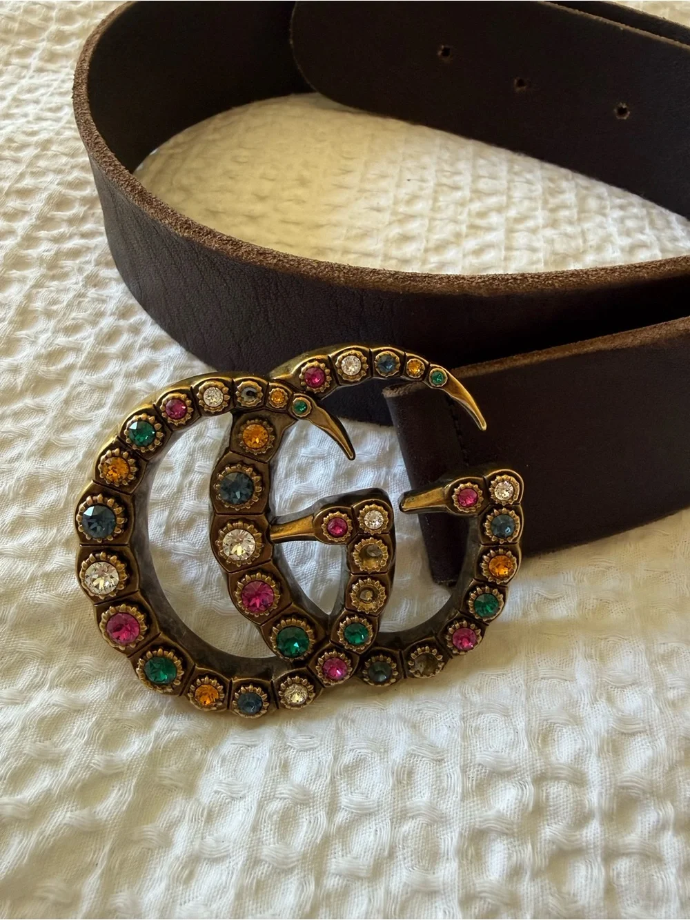 Gucci belt rich